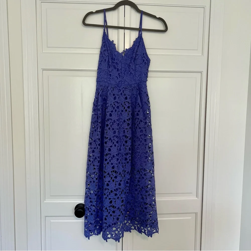 ASTR the Label Sleeveless Lace Fit & Flare Midi Dress - Picture 4 of 5